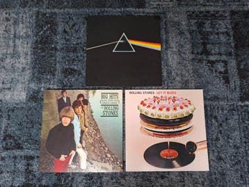 Pink Floyd, De Rolling Stones - The Dark Side Of The Moon,, Nieuw in verpakking