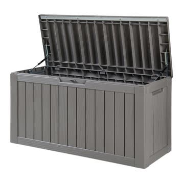 Tuin opbergbox Vades 300L kussenbox 117x47x59 cm lichtgrijs, Verzenden, Nieuw