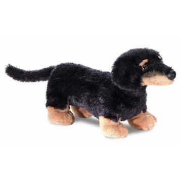Teckel knuffel hondje - pluche - 20 cm - hondenknuffel, Verzenden, Nieuw