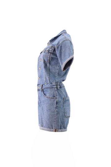 Only Jumpsuit in maat S Blauw, Kleding | Dames, Only, Verzenden, Zo goed als nieuw, Blauw