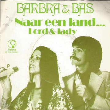 vinyl single 7 inch - Barbra &amp; Bas - Naar Een Land..., Verzenden, Zo goed als nieuw, 7 inch, Nederlandstalig