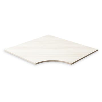Hoekblad 120 x 120 cm voor hoekbureau - Acacia, Ophalen of Verzenden, Nieuw in verpakking