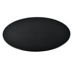 Glasplaat ESG veiligheidsglas 6 mm voor tafels Ø80 cm zwart, Verzenden, Nieuw