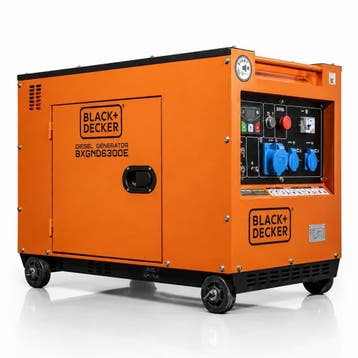 Black+Decker BXGND6300E diesel aggregaat 6,3 kW Nieuw, Ophalen, Nieuw, Elektrisch startend