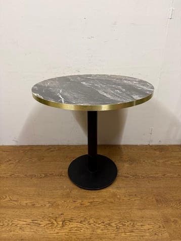 Gebruikte Marmerlook Tafel - T1633 Vintage/Café, Huis en Inrichting, Ophalen, Nieuw