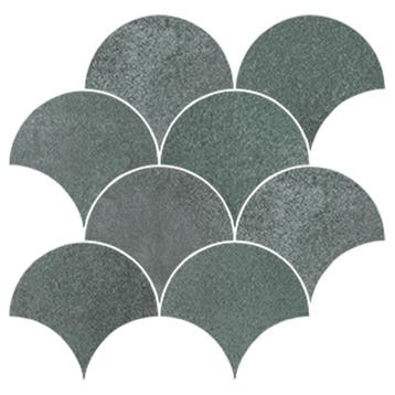 Mozaïek Arcana Cliff Positano-Jade Gerectificeerd 30x30cm, Overige materialen, Overige typen, Nieuw, Ophalen of Verzenden