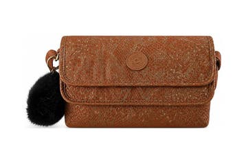Kipling Schoudertas Bruin, Verzenden, Zo goed als nieuw, Bruin