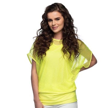 Geel T-shirt Met Visnet Top, Ophalen of Verzenden, Nieuw
