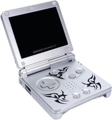Nintendo Game Boy Advance SP Tribal Edition (Nette Staat), Spelcomputers en Games, Spelcomputers | Nintendo Game Boy, Ophalen of Verzenden