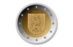 2 euro Latgale 2017 -Letland, Verzenden