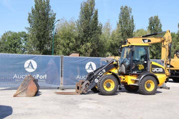 Veiling: Wiellader JCB 409 Agri Diesel 2014, Ophalen, Wiellader of Shovel