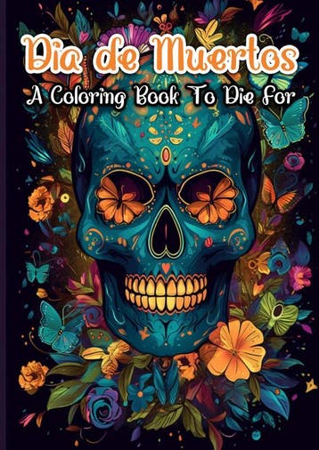 Dia De Muertos Coloring Book | Dhr Hugo Elena | Nieuw, Ophalen of Verzenden, Nieuw, Dhr Hugo Elena
