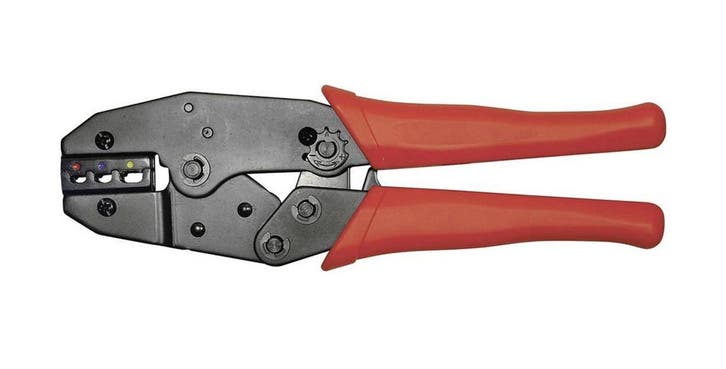 Krimptang voor geïsoleerde kabelschoenen tot 6 mm², Auto diversen, Autogereedschap, Nieuw, Ophalen of Verzenden