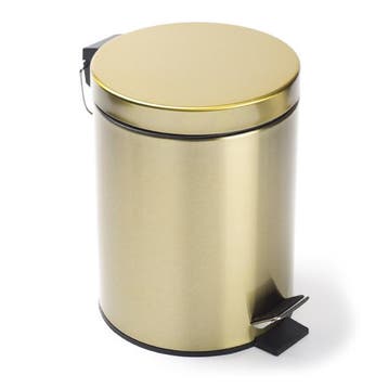 Badkamer prullenbak | Differnz (Softclose, RVS, Goud), Verzenden, Nieuw