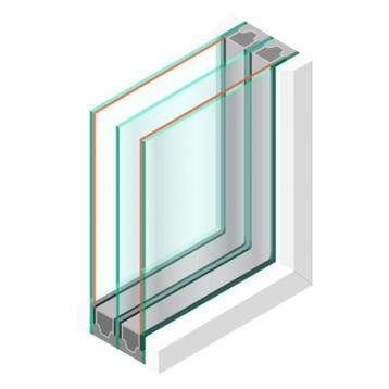 Triple glas HR+++ - #5mm - sp - 4mm - sp - #4mm, Ophalen of Verzenden, Nieuw