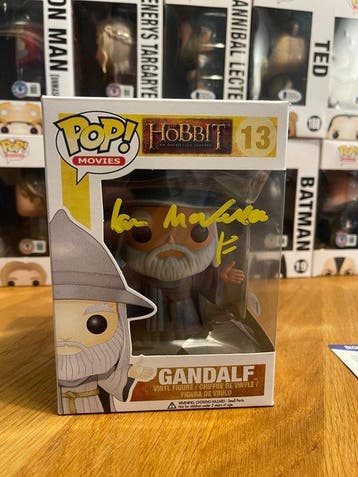 Funko - Funko Pop The Hobbit Gandalf Funko Pop! #13 signed