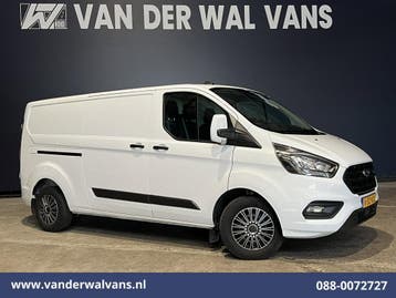 Ford Transit Custom | 2.0 TDCI 131pk L2H1 Euro6 Airco |, Auto's, Gebruikt, Euro 6, Wit, Dealer onderhouden