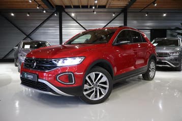 Zakelijke Lease |  Volkswagen T-Roc Goal 2.0 TDI 85kw DIESEL, Gebruikt, Zwart, Leder en Stof, Dealer onderhouden