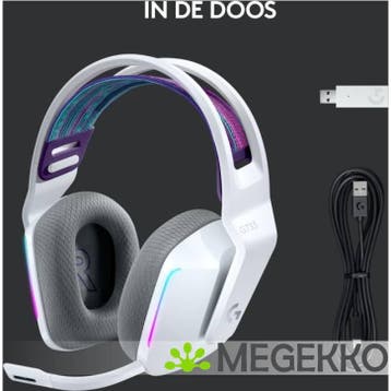 Logitech G G733 Wit Draadloze Gaming Headset, Verzenden, Nieuw, Logitech-G