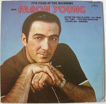 LP gebruikt - Faron Young - Its Four In The Morning, Cd's en Dvd's, Verzenden, Zo goed als nieuw, Overige formaten