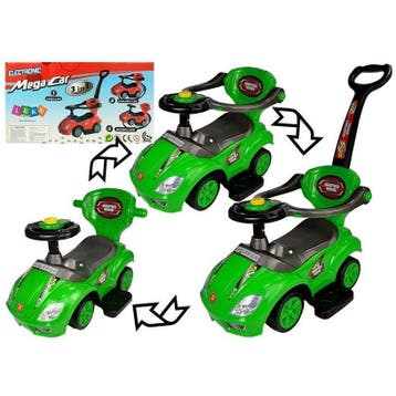 Mega Car 3 in 1 loopauto met duwstang - Groeit mee met je, Ophalen of Verzenden, Nieuw