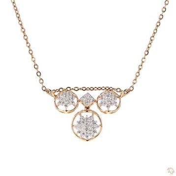 Hanger - 18 karaat Geel goud - 0.77ct. tw. - Diamant