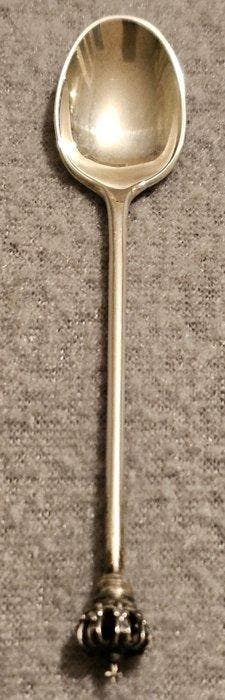 Theelepel - .925 zilver - Zilver theelepel Libelle