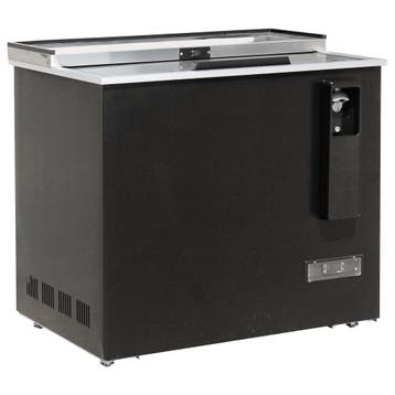 Flessenkoeler - 1-Deurs - 280 Liter - Zwart - G-Line, Verzenden, Nieuw in verpakking