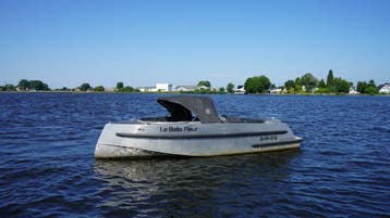 Van Vossen 600 Sport met 60pk Honda, Aluminium tender, Afdekzeil, Tender, Gebruikt, Aluminium