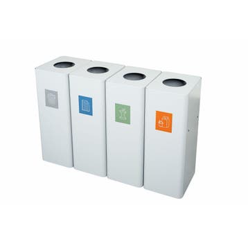 Ergofy afvalbak afvalscheiding prullenbak 60 ltr koppelbaar, Huis en Inrichting, Verzenden, Nieuw