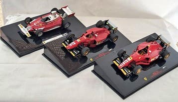 Hot Wheels Elite 1:43 - Model raceauto (3) - Ferrari 412 T2, Nieuw