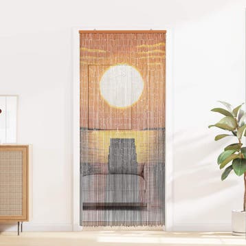 vidaXL Insect Deurgordijn Meerkleurig 90 x 200 cm Bamboe, Verzenden, Nieuw