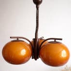 Plafondlamp - acryl - Een drie-lichts hanglamp in, Antiek en Kunst