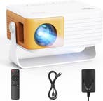 Draagbare Videoprojector 1080P | Tweedekansje | OP=OP, Ophalen of Verzenden, Nieuw, Beamerafstandsbediening