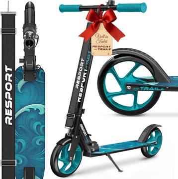 Kinderstep - 2 wielen - Kinder step - Verstelbaar - Turquois, Fietsen en Brommers, Verzenden, Zo goed als nieuw