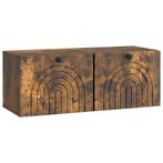 vidaXL Wandbeugel TV-kast Gerookt eiken 78,5 x 31 x 30 cm, Huis en Inrichting, Minder dan 50 cm, Verzenden, Nieuw, Minder dan 100 cm