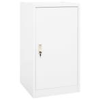 vidaXL Zadelkast 53x53x105 cm staal wit, Verzenden, Nieuw