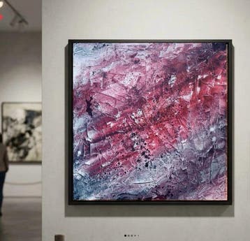 Fascetto Gianluca - “Tatzy “ 66x66 cm 2006 Quadro Astratto