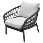 Montreal lounge tuinstoel antraciet, Tuin en Terras, Ophalen of Verzenden, Nieuw