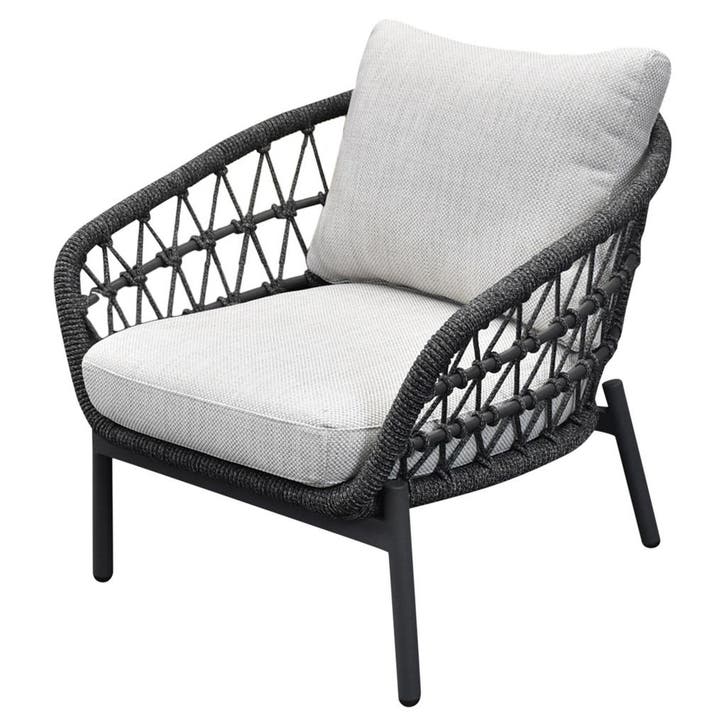 Montreal lounge tuinstoel antraciet, Tuin en Terras, Tuinstoelen, Nieuw, Ophalen of Verzenden