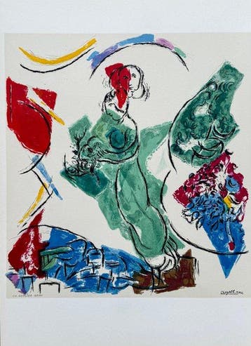 Marc Chagall (1887-1985) - Les amoureux
