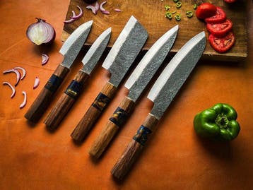 Keukenmes - Kitchen knife set - Keukenmes. Koksmes.
