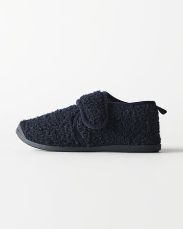 HEMA Kindersloffen teddy donkerblauw, Kleding | Heren, Verzenden, Nieuw