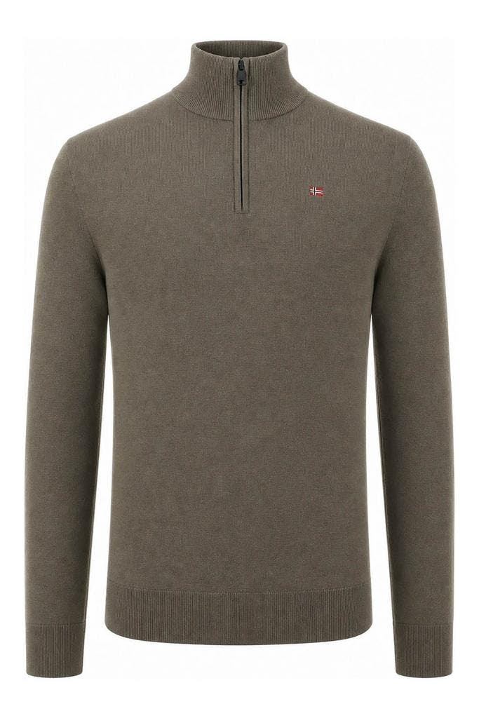 Napapijri Trui in maat L Groen, Kleding | Heren, Truien en Vesten, Overige kleuren, Zo goed als nieuw, Verzenden