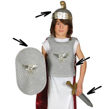 Romeinse krijger pak voor kinderen - Romeinse kleding, Verzenden, Nieuw
