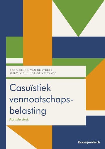 Casuï¿½stiek vennootschapsbelasting 9789462904170, Boeken, Zo goed als nieuw