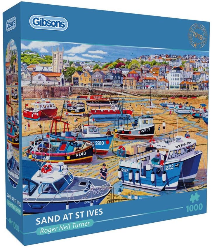 Roger Neil Turner - Sand at St Ives Puzzel (1000 stukjes) |, Hobby en Vrije tijd, Denksport en Puzzels, Nieuw, Verzenden