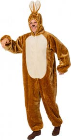 Haas Kostuum Overall Pluche - L / XL / XXL, Verzenden, Nieuw