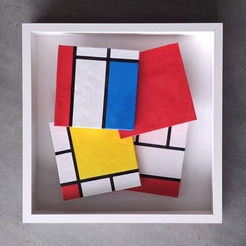 Mivillage - Mondriaan 3D 4 Pieces - Nr 1