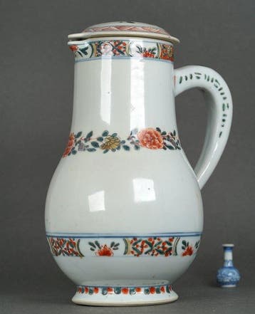 Kangxi (1662-1722) - Kan - Pioenrozen, Chrysanten en